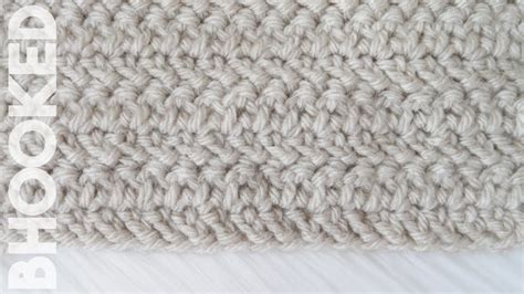 How To Crochet The Herringbone Double Crochet Youtube