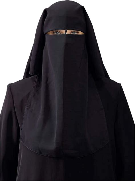 Thehijabstore Com One Piece Three Layer Saudi Style Niqab Muslim Face