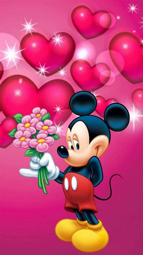 Pin By Joyce Hermosillo On Valentines Day Mickey Mouse Wallpaper Mickey Mouse Pictures