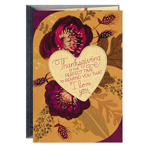 I Love You Thanksgiving Card For Wife Greeting Cards Hallmark
