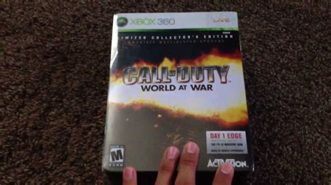 Call Of Duty World At War Limited Collectors Edition For Xbox 360 Re