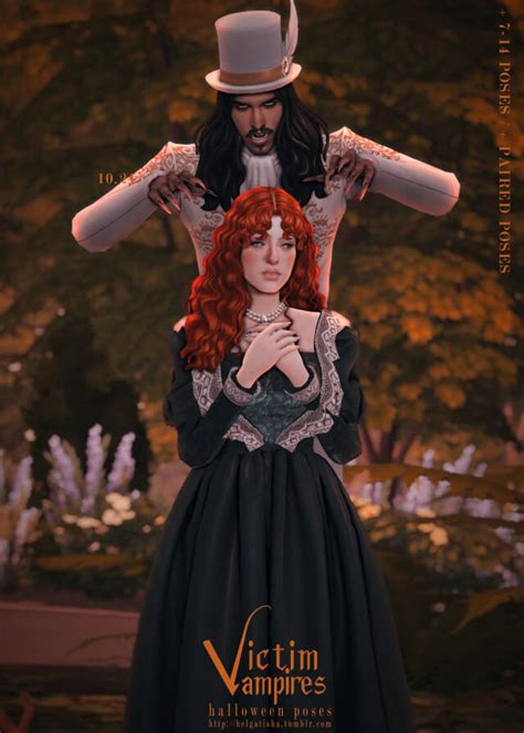 Sims 4 Halloween Poses Vampire Victim Pose Pack The Sims Book