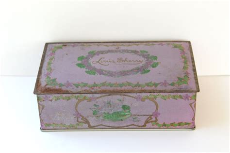 Louis Sherry New York Tin Candy Box Vintage By Shopkeeparlington