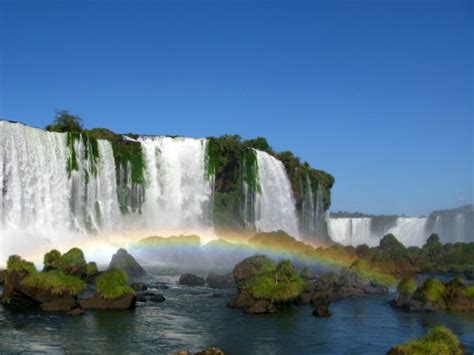 Amazing World Iguazu Falls One Of The Largest Falls In The World