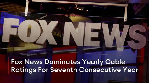 Fox News Channel Was The Most Watched Cable Television Network In The