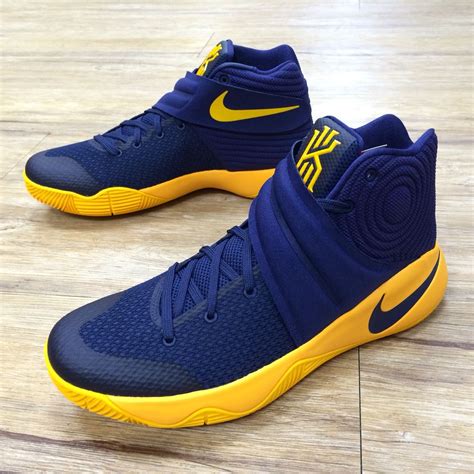 Nike Kyrie 2 Ep Ii Irving Cavs Playoffs Pe Navy Gold Mens Basketball