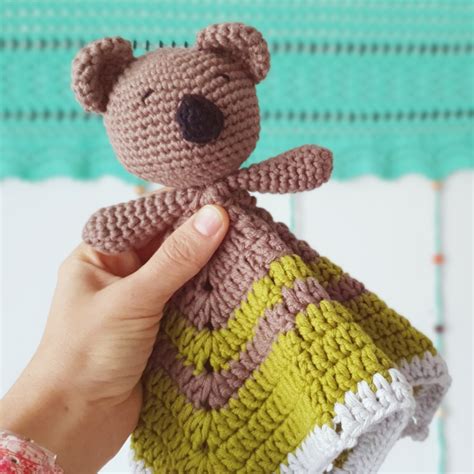 Manta De Apego Koala A Crochet Ahuyama Crochet