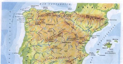 Geografía El Territorio De La Península Ibérica