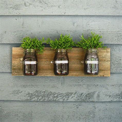 Hanging Mason Jar Planters Myplant