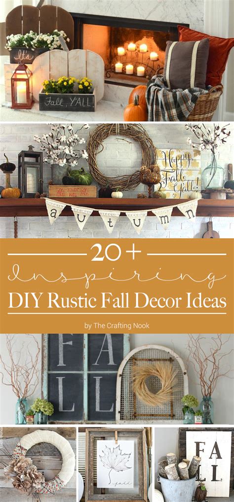 20 Inspiring Diy Rustic Fall Decor Ideas The Crafting Nook