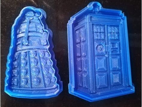 Dr Who Tardis And Dalek Cookie Cutters Nerdy Pastrybiscuit Etsy Canada