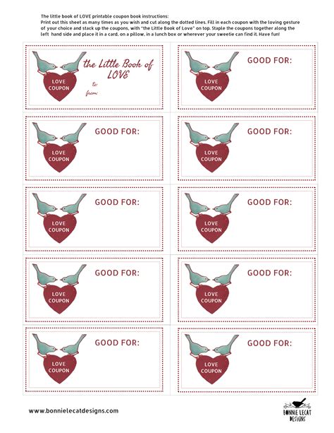 free valentine s day printable love coupons to print and fill out