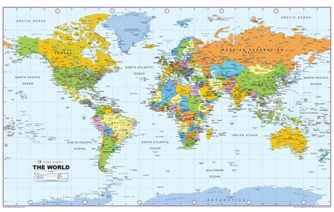 World Map Hi Res