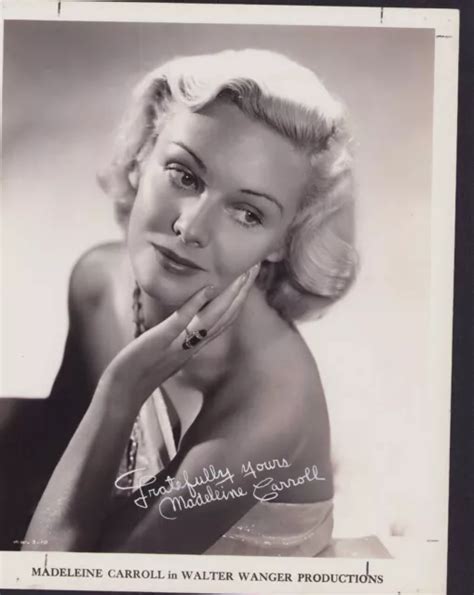 8x10 Vintage Photo Actress Movie Star Madeleine Carroll 1699 Picclick