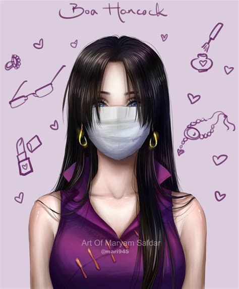 Boa Hancock Dust Mask By Mari945 On Deviantart One Piece Fanart One Piece Manga Dust Mask