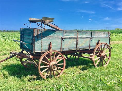 Antique Farm Wagon Photograph By Elizabeth Deering