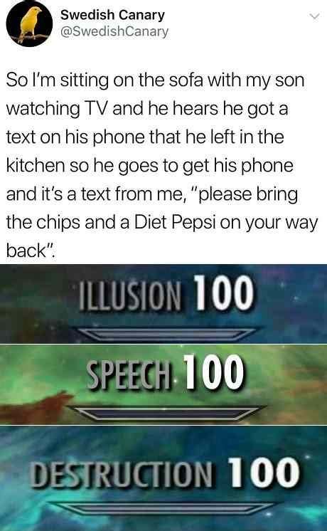 Illusion 100 Speech 100 Destruction 100 Funny Meme Really Funny Memes