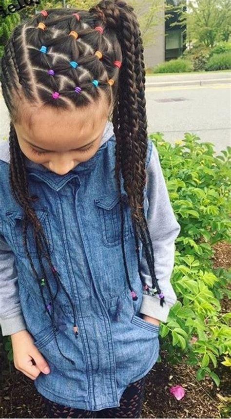 9 super cute ways to style your box braids. 21 Braids for Kids to Decorate Your Little Princess's ...