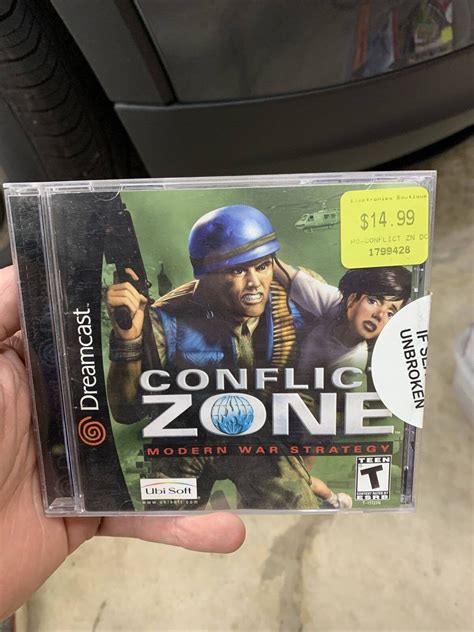 Conflict Zone Modern War Strategy Dreamcast Tested Working Etsy