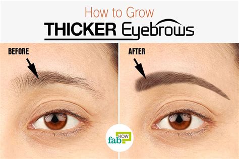 How To Grow Thicker And Attractive Eyebrows Fab How