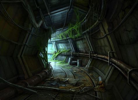 Tunnel Background For Monolith Game Olga Antonenko On