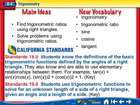 Chapter 8 4 Part 1 Trigonometry This Lesson Has Been Modified From The