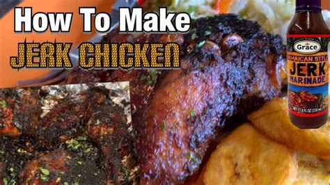 How To Make Jerk Chicken Graces Jerk Marinade Review Cooking With Tia Youtube