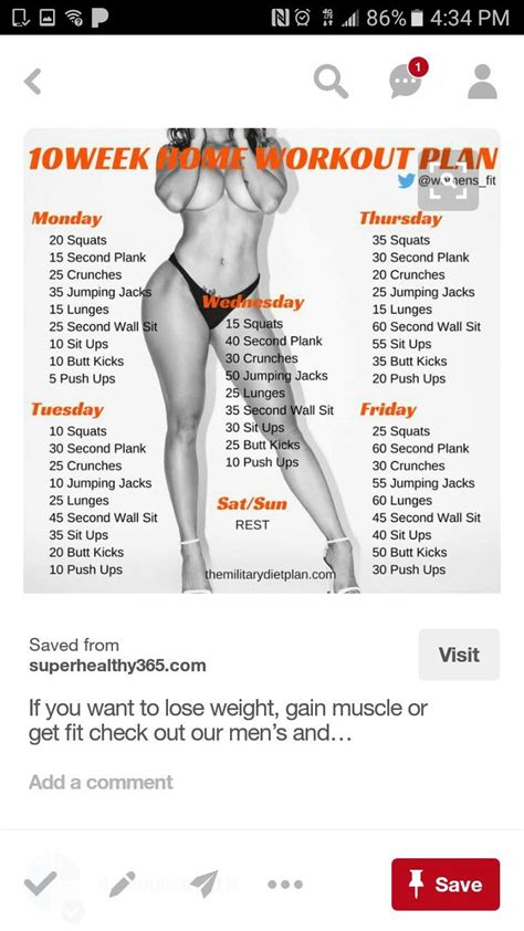 Bodyweight home workout routines are ideal for functional training. Pin by Samantha Nicole on work out (With images) | At home ...