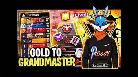 Road To Grandmaster P Don Gamergarena Fire Fire Youtube