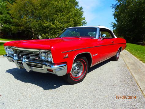Real Deal 1966 Chevrolet Impala Ss Convertible Matching Numbers 396 4