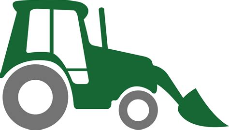 Tractor Icon Bush Turf