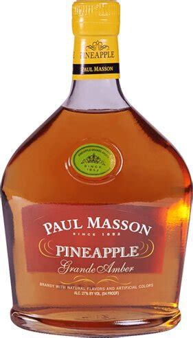 Paul Masson Grande Amber Pineapple Brandy Madison Wine Spirits
