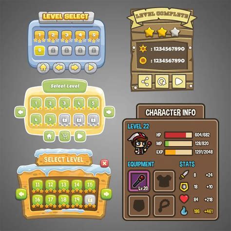 2d Game Art Bundle Character Sprite Gui Game Kit Platformer 2d