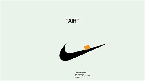 Wallpaper Nike Logo With Text Overlay Fashion Off White Wallpaper