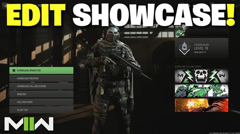 Modern Warfare 2 How To Edit Your Showcase Calling Cards Operators