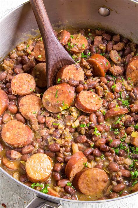 Cajun Red Beans And Rice With Andouille Recipe Chili Pepper Madness