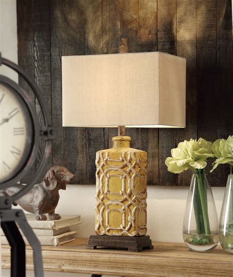 Chatham 285 Inch Table Lamp Antique Yellow