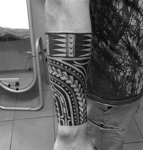 Maybe you would like to learn more about one of these? 60 Tribal Forearm Tattoos For Men - Manly Ink Design Ideas