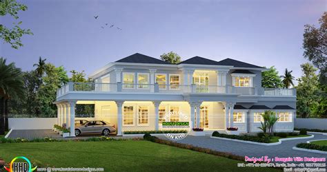 Modern 5 Bhk Villa Architecture Kerala Home Design And Floor Plans