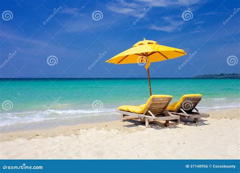 Paradise Vacation On A Tropical Island Stock Photo Image Of Seascape