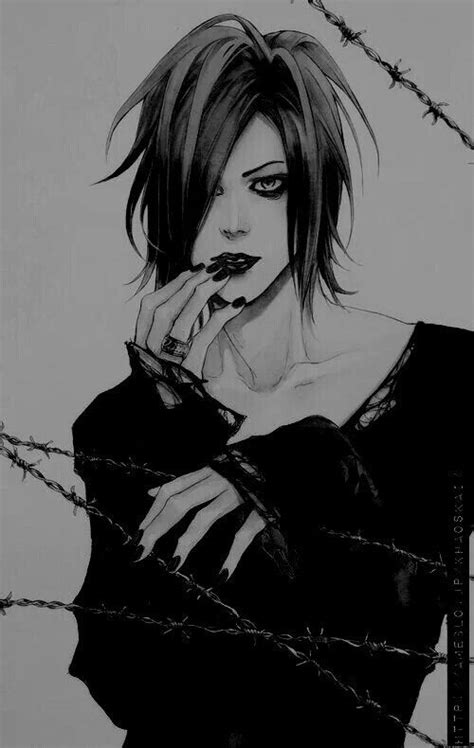 Anime Art Emo And We Heart It On Pinterest