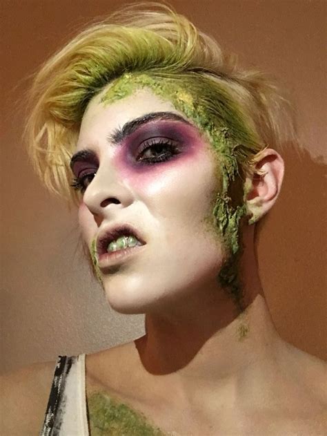 My son got a lot of compliments when he had this on. Beetlejuice character makeup by Mikaela Kester Instagram ...