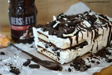 Eroticax james deen and alexa in hot couple swinging. Ice Cream Sandwich Hot Fudge Cake - Hugs and Cookies XOXO