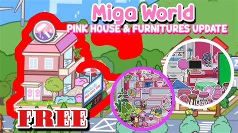 NEW Miga World Pink House Update On Android FOR FREE MIGA WORLD