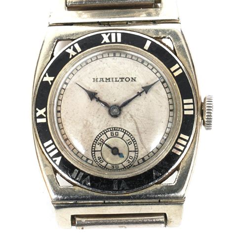 Lot Hamilton 14k Wg Piping Rock Vintage Watch