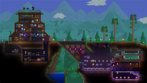 Building a house is one of the first things you'll do in terraria, and one of the most important steps so it's a good idea to start with the basics before moving on to some of the more extravagant terraria house designs. PC - Post Your 1.3 base here! | Terraria Community Forums