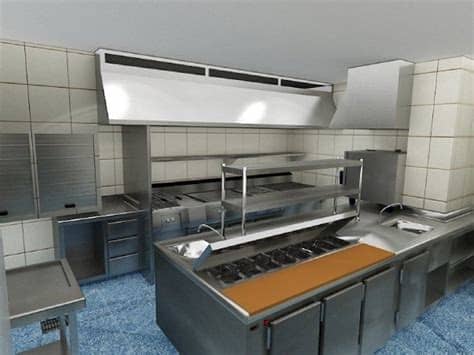 Cocina industrial serie económica para restauración de gran potencia con opción de poner cocinas industrial robusta chasis monobloc con perfil de acero tratado de 2 mm de espesor. Precios Cocinas industriales. Fotos, presupuesto e imagenes.