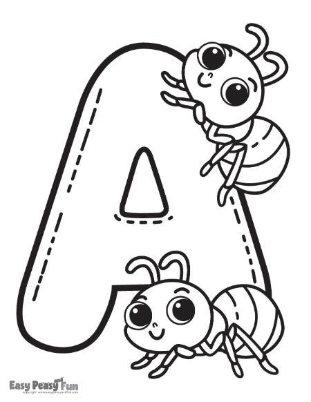 Free Printable Letters Alphabet Coloring Pages Parenting Guide Online