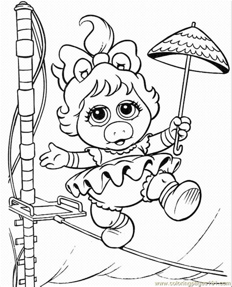 Just print it and have fun coloring the face of fozzie bear! Coloring Pages Muppets1 (Cartoons > Muppet Babies) - free ...
