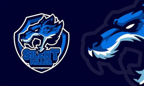 Premium Vector Angry Wolf Head Sports Logo Mascot Illustration